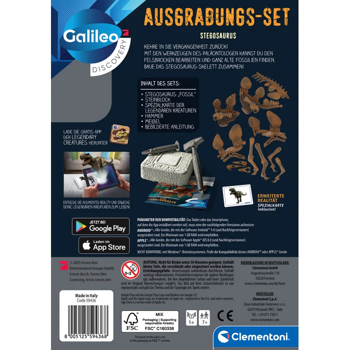 Ausgrabungs-Set Stegosaurus - Image 3