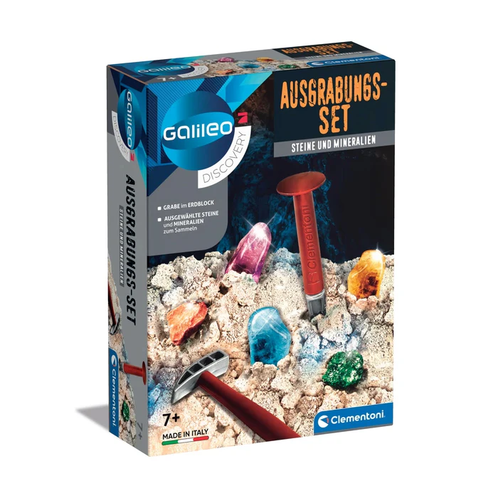 Ausgrabungs-Set Steine und Mineralien