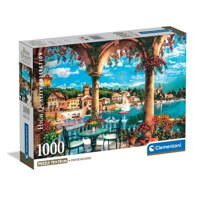 Balcony View Of Lake Como - 1000 teile