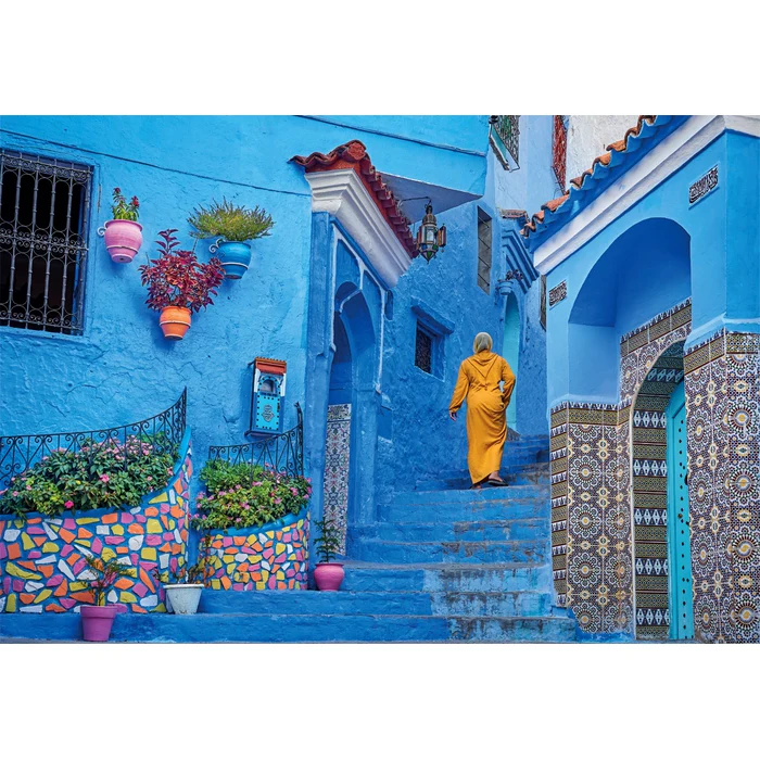 BLUE STREET OF CHEFCHAOUEN - 500 teile - Image 2