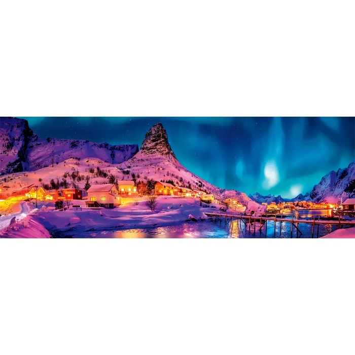 Colourful night over Lofoten Islands - 1000 teile - Image 2