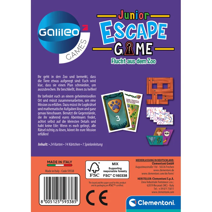 Escape Game Junior - Flucht aus dem Zoo - Image 3