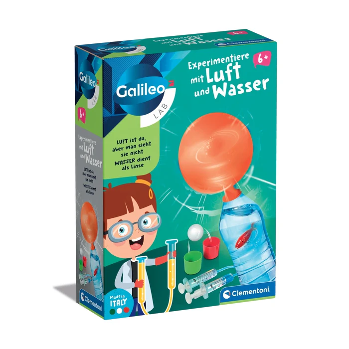 Experimentiere mit Luft und Wasser
