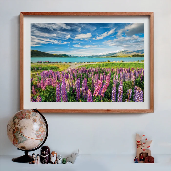 Lupins At Lake Tekapo - 1500 teile - Image 3