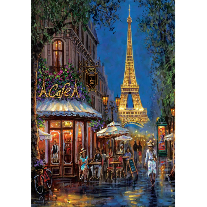 Night At The Eiffel Café- - 500 teile - Image 2