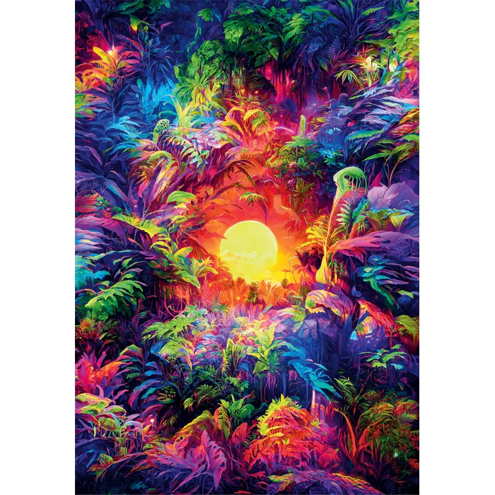 Psychedelic Jungle Sunrise - 500 teile - Image 2