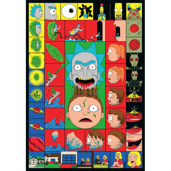 RICK & MORTY - 1000 teile - Image 2
