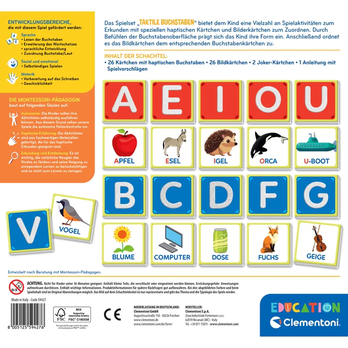Taktile Buchstaben (Montessori) - Image 3